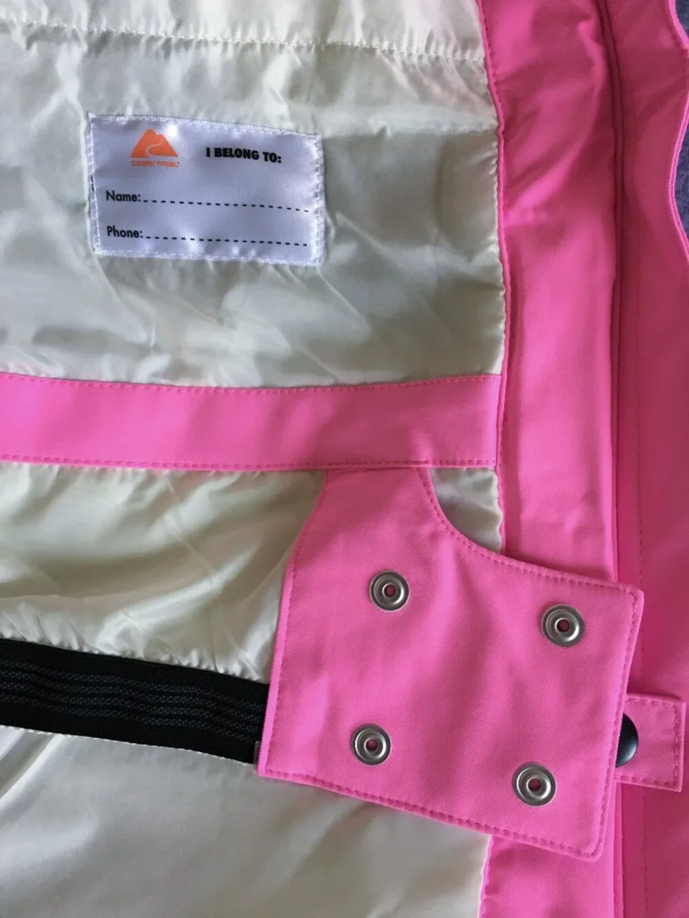Ozark Trail Girls Snow and Ski Hooded Zip-Up Jacket